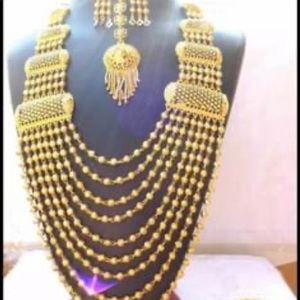 22k gold plated Mala necklace jewelry set Indian